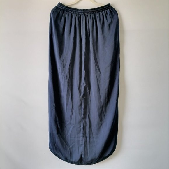 Silence + Noise Womens Navy Blue Straight & Pencil Skirt Drawstring Size M - Picture 4 of 7